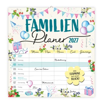 Broschürenkalender Familienplaner 2027