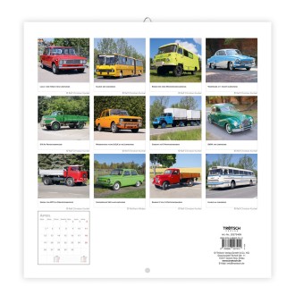 Broschürenkalender DDR Fahrzeuge 2027