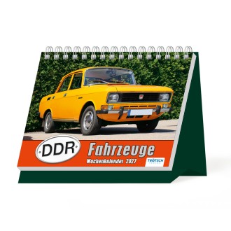 Aufstellwochenkalender DDR Fahrzeuge 2027