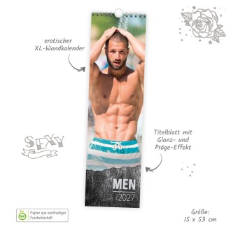 Erotikkalender XL-Streifenkalender Men 2027