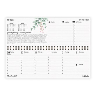 Wochentischkalender Natur 2027