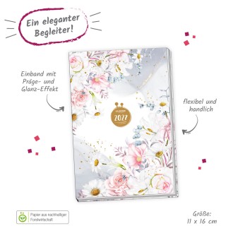 Taschenkalender A6 Vintage 2027