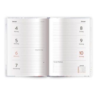 Taschenkalender A6 Vintage 2027