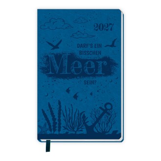 Taschenkalender A6 Soft Touch Maritim 2027