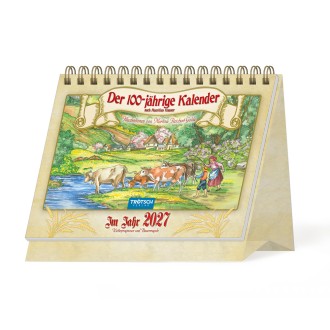 Aufstellkalender Der 100-jährige Kalender 2027