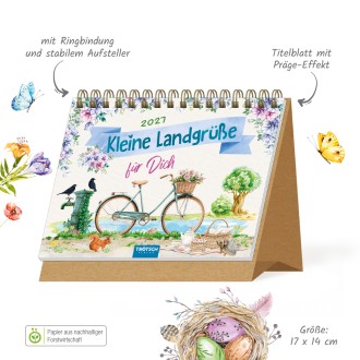 Aufstellkalender Kleine Landgrüße 2027