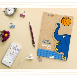 DIE MAUS Notizbuch Klappe "Elefant"