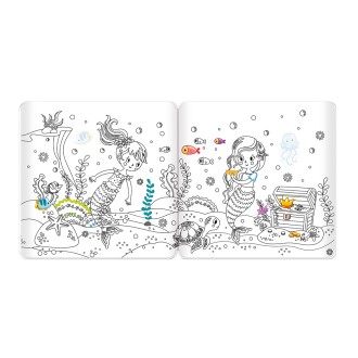Stickermalbuch "Meerjungfrauen"