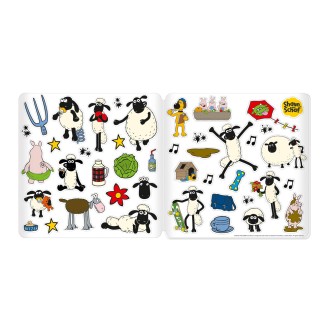 SHAUN DAS SCHAF Stickermalbuch