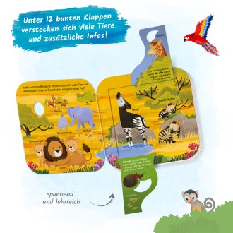 Mein erstes Klappenbuch "Welt der Tiere Wer lebt wo?"