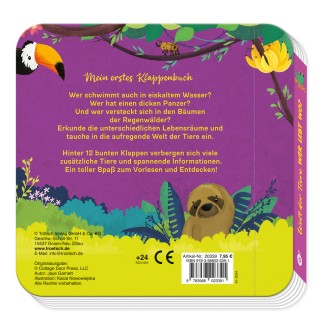 Mein erstes Klappenbuch "Welt der Tiere Wer lebt wo?"