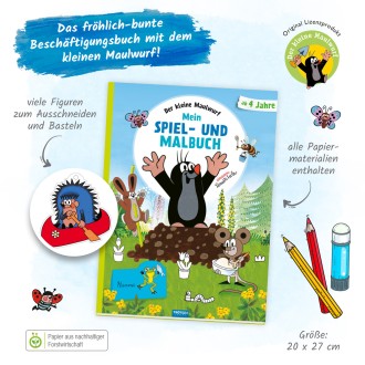 Der kleine Maulwurf Spiel-und Malbuch