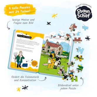Shaun das Schaf Puzzlebuch
