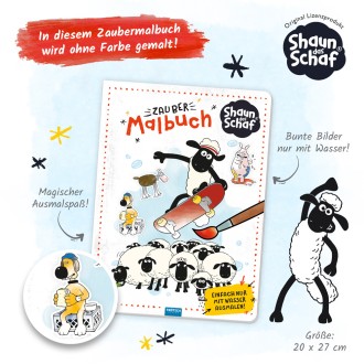 Shaun das Schaf Zaubermalbuch