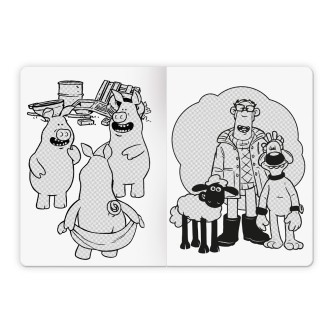 Shaun das Schaf Zaubermalbuch