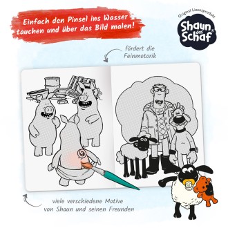 Shaun das Schaf Zaubermalbuch