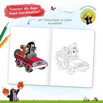 Der kleine Maulwurf Superdickes Malbuch