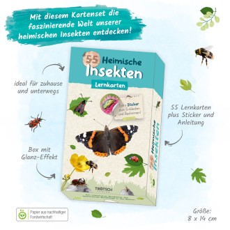 55 Lernkarten "Heimische Insekten"