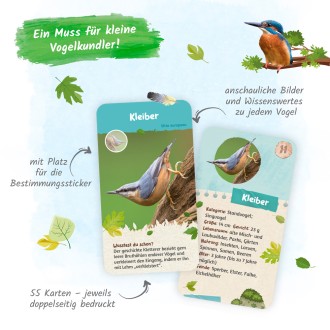 55 Lernkarten "Heimische Vögel"