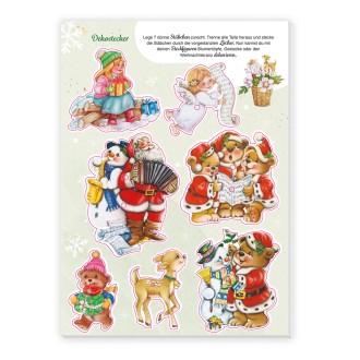 Bastelblock Weihnachts-Bastelspaß | Ab 4 Jahren