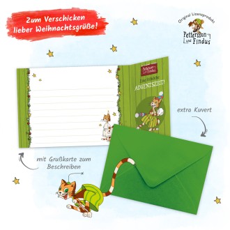 Pettersson und Findus Windlicht-Adventskalender