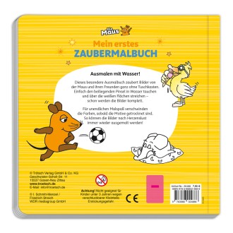 Die Maus Malbuch "Mein erstes Zaubermalbuch"