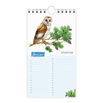 Geburtstagskalender "Unsere Vogelwelt"