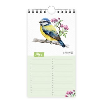 Geburtstagskalender "Unsere Vogelwelt"