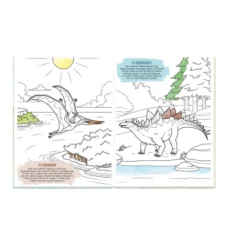 Malbuch DINO mit Figuren S1