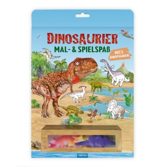 Malbuch DINO mit Figuren S2