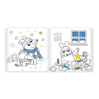 Die Maus Stickermalbuch Winter Malbuch mit Stickern | Ab 4 Jahren