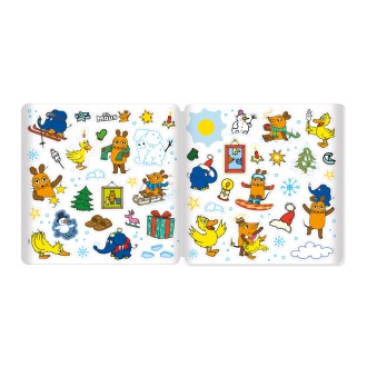 Die Maus Stickermalbuch Winter Malbuch mit Stickern | Ab 4 Jahren