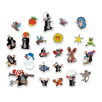 Der kleine Maulwurf Adventskalender mit 24 Soft-Stickern Sticker Adventskalender | Ab 3 Jahren