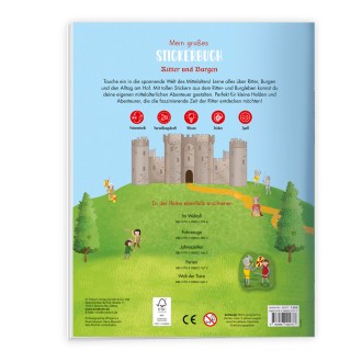 großes Stickerbuch - Ritter & Burgen