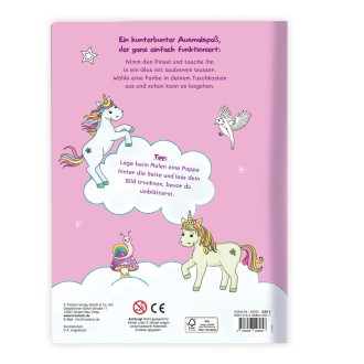 Malbuch Tuschkasten Einhornwelt