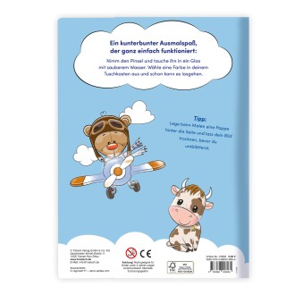 Malbuch Tuschkasten Tierfreunde