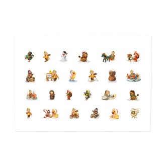 Unser Sandmännchen Adventskalenderkarte Nostalgie