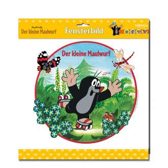 Fensterbild "Der kleine Maulwurf"