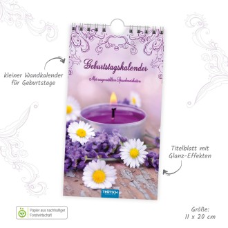 Geburtstagkalender "Idylle"