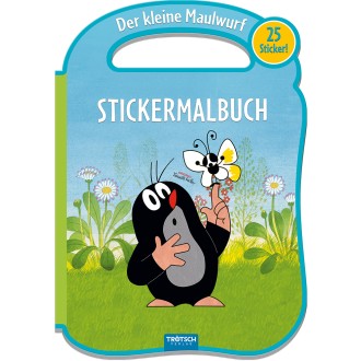 DER KLEINE MAULWURF Stickermalbuch Henkel