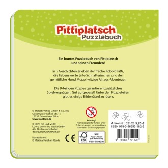UNSER SANDMÄNNCHEN Puzzlebuch "Pittiplatsch"