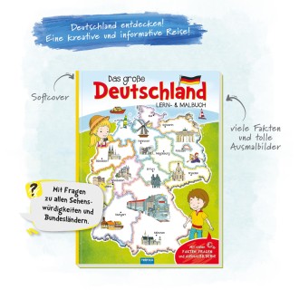 Lern- und Malbuch "Deutschland"