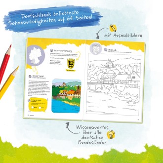 Lern- und Malbuch "Deutschland"