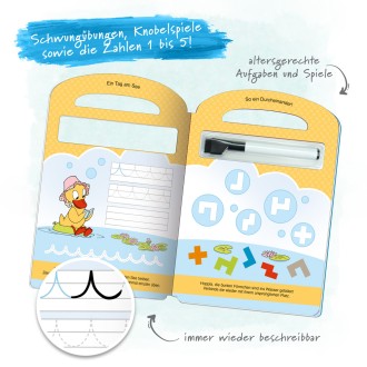 UNSER SANDMÄNNCHEN Schreib und wisch weg Vorschulspiele