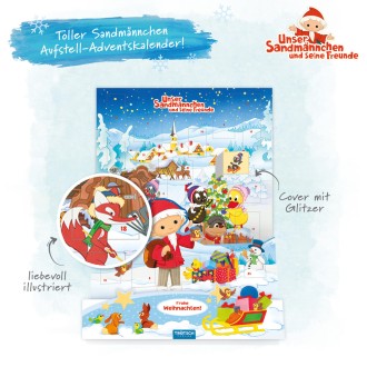 Sandmann Aufstell-Adventskalender