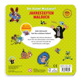 DER KLEINE MAULWURF Jahreszeitenmalbuch
