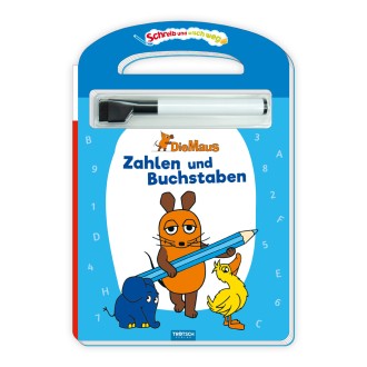DIE MAUS Schreib und wisch weg "Buchstaben und Zahlen"