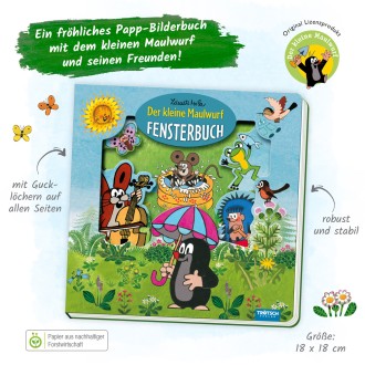 DER KLEINE MAULWURF Fensterbuch