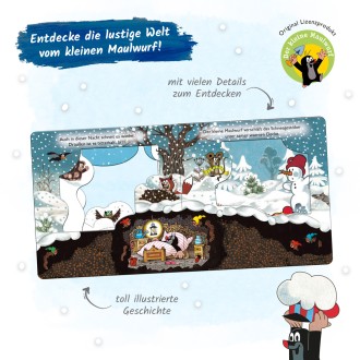 DER KLEINE MAULWURF Fensterbuch Winter