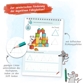 Spurrillenblock Vorschulübung